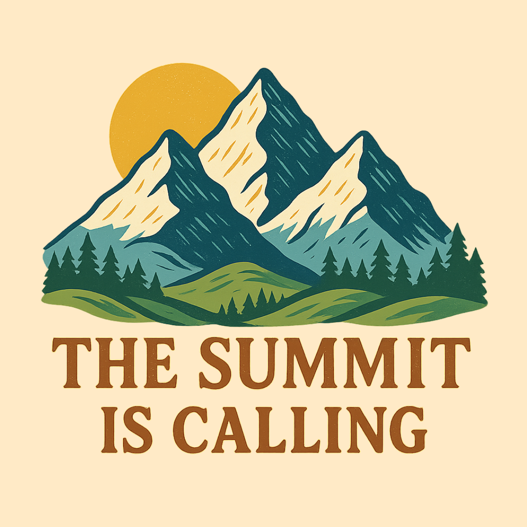 Mountain Design with Quote